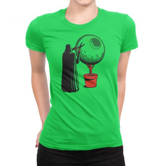 Star Wars T-Shirt "Darth Grass". Womens Shirts.
