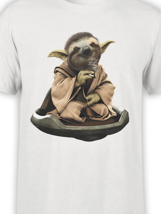 0642 Star Wars T-Shirt Sloth Yoda