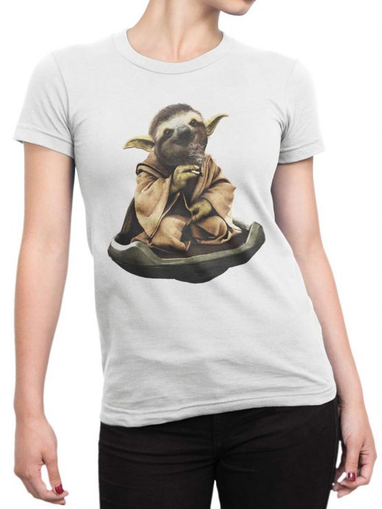 0642 Star Wars T-Shirt Sloth Yoda