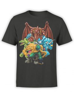 0663 Dinosaur T Shirt Extreme Front