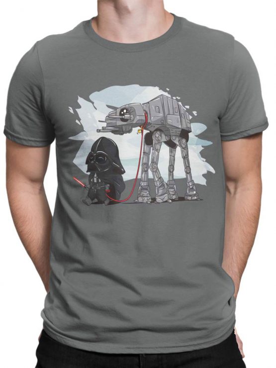 0691 Star Wars T Shirt Cute Vader Front Man
