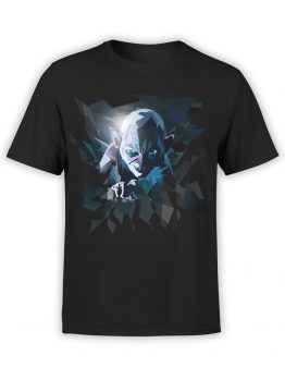 0718 Lord of the Rings Shirt Art Gollum Front