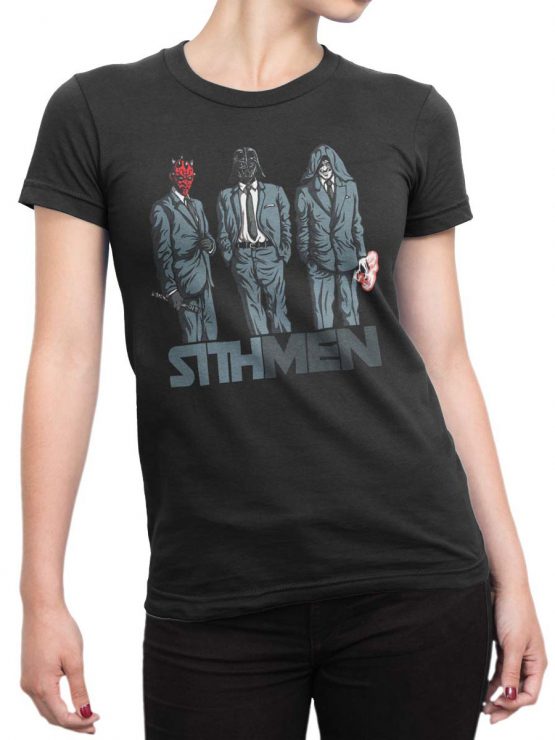 0840 Star Wars T Shirt Sithmen Front Woman