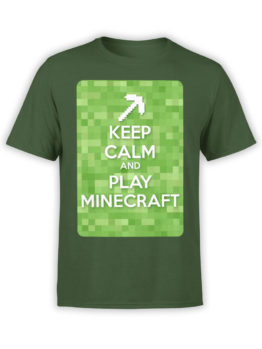 1008 Minecraft T Shirt Calm Front