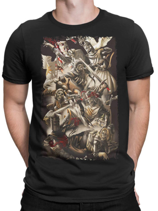 1009 Monty Python T Shirt Skeletons Front Man