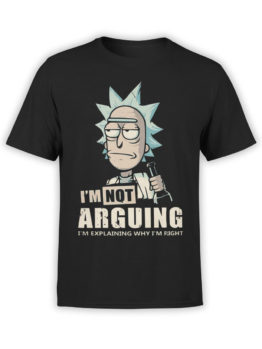 1012 Rick and Morty T Shirt Right Front