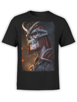 1025 Mortal Kombat T Shirt Shao Kahn Front