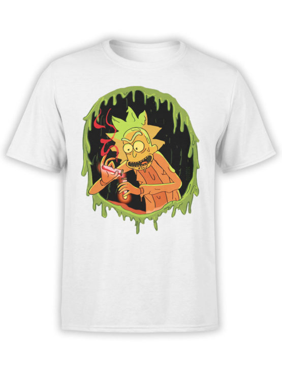 1032 Rick and Morty T Shirt Chemistry Front