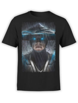 1035 Mortal Kombat T Shirt Raiden Front