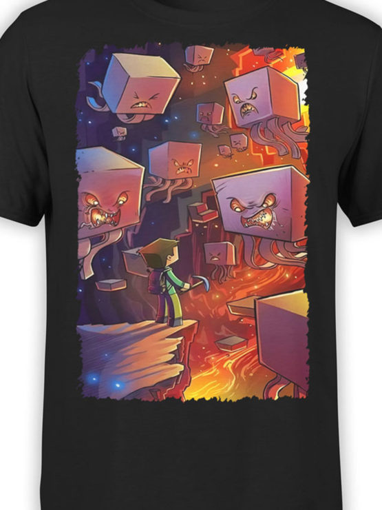 1038 Minecraft T Shirt Battle Front Color