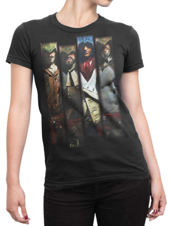 1043 Assassin’s Creed T Shirt Memory Front Woman