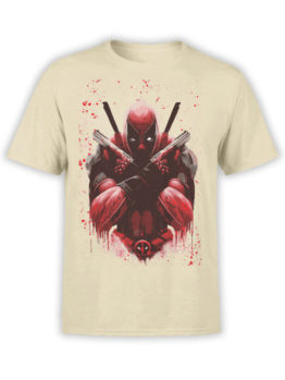 1057 Deadpool T Shirt X Front