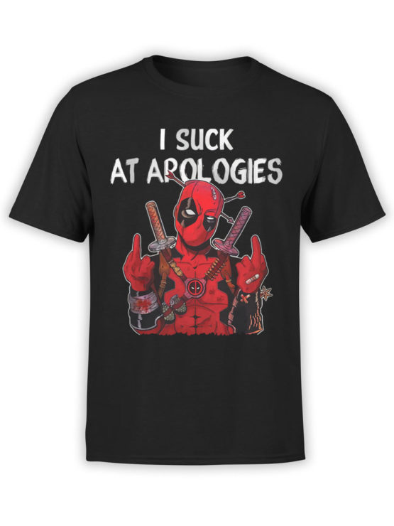 1067 Deadpool T Shirt Fck You Front