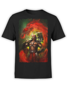 1085 Mortal Kombat T Shirt Shao Kahn Front