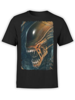 1091 Aliens T Shirt Horror Front