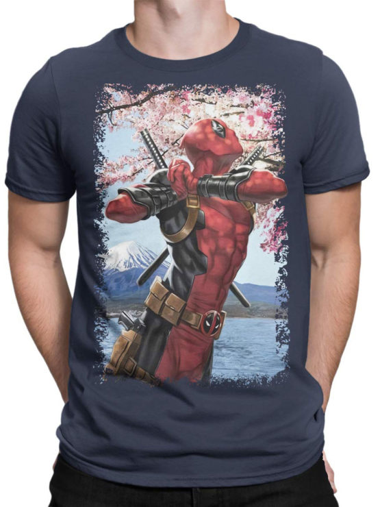 1097 Deadpool T Shirt Haiku Front Man