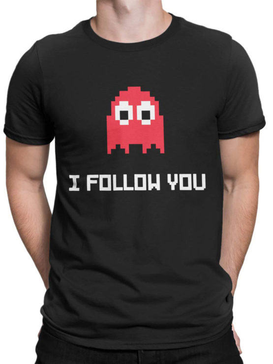 1118 Pac Man T Shirt Follow Front Man