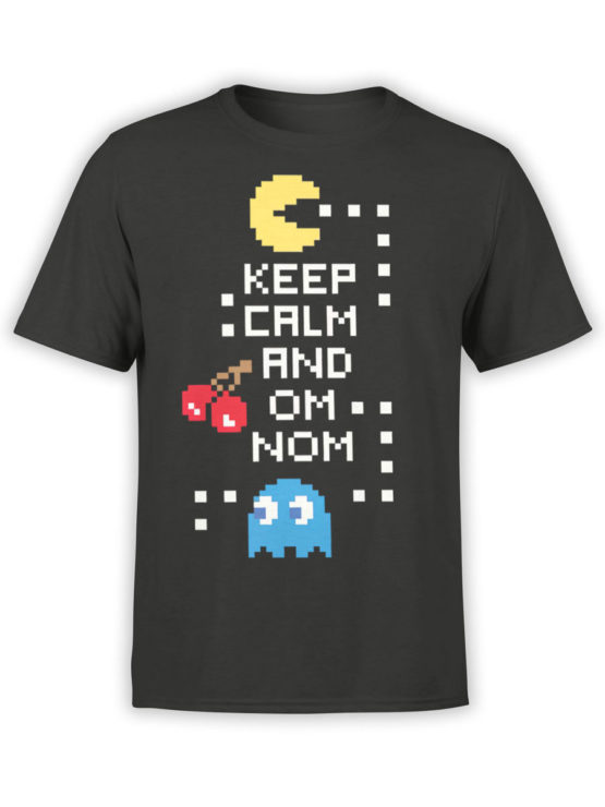 1119 Pac Man T Shirt Keep Calm Front