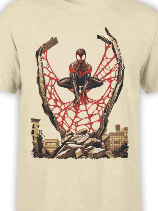 1135 Spider Man T Shirt City Front Color