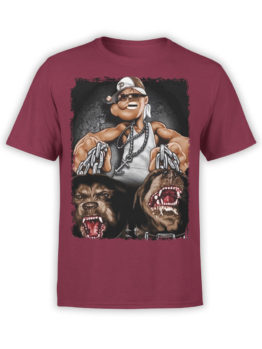 1149 Popeye T Shirt Gangsta Front