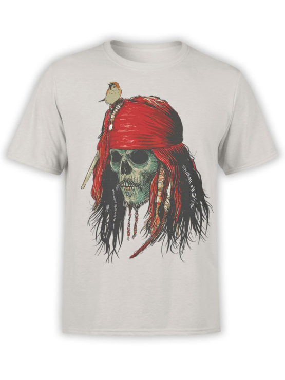 1156 Pirates of the Caribbean T Shirt Skull Front