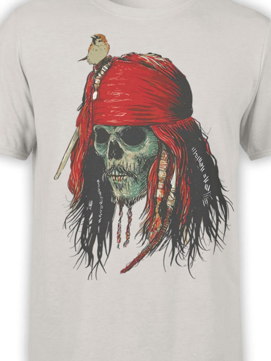 1156 Pirates of the Caribbean T Shirt Skull Front Color