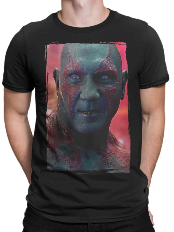 1175 Guardians of the Galaxy T Shirt Drax the Destroyer Front Man
