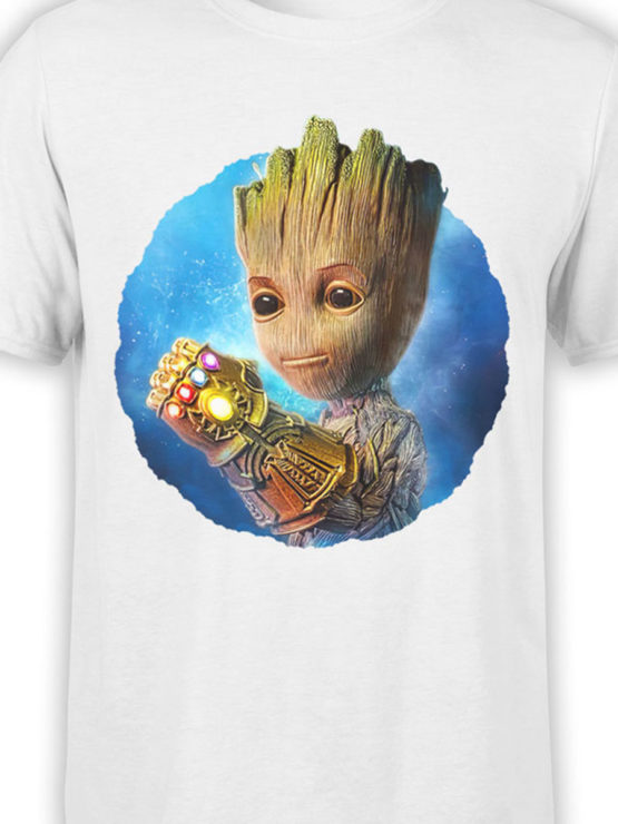 1178 Guardians of the Galaxy T Shirt Thanos Groot Front Color