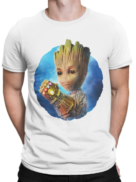 1178 Guardians of the Galaxy T Shirt Thanos Groot Front Man
