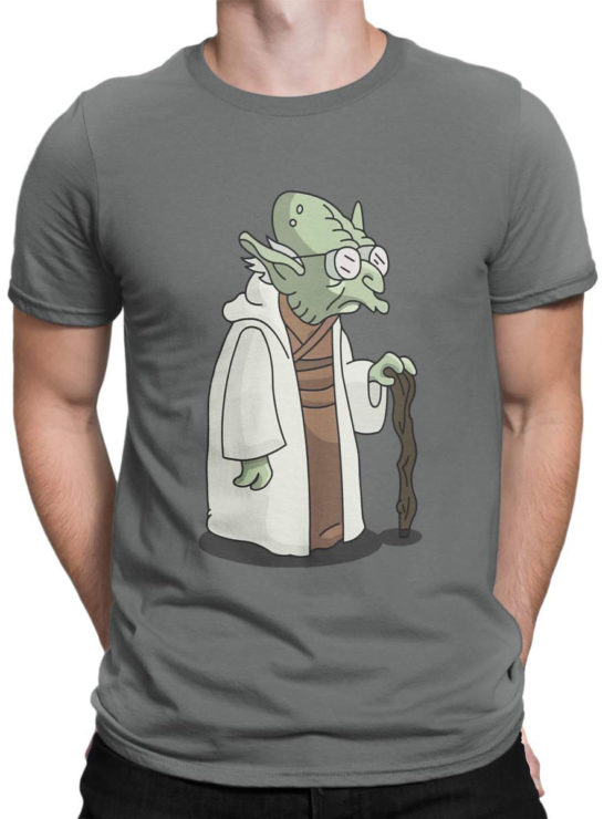 1186 Futurama T Shirt Farnsworth Yoda Front Man