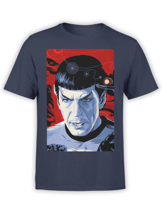 1192 Star Trek T Shirt Spock Front