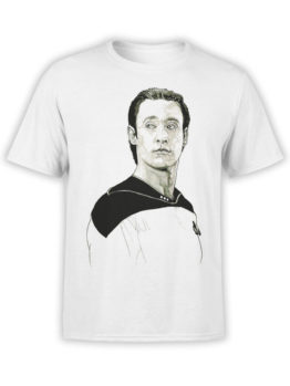 1193 Star Trek T Shirt Data Front