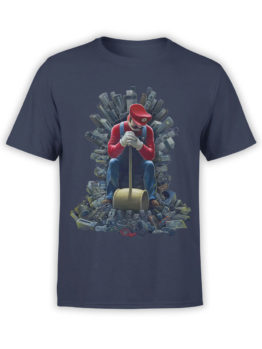 1205 Super Mario T Shirt Game of Mario Front