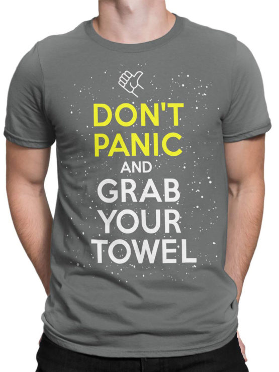 1212 The Hitchhikers Guide to the Galaxy T Shirt Towel Front Man