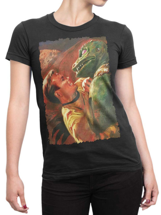 41198 Star Trek T Shirt Battle Front Woman