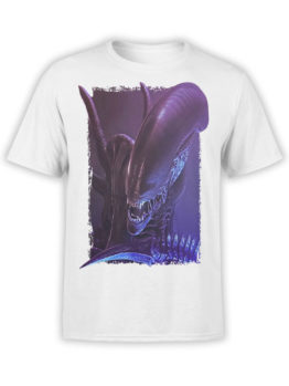 1223 Alien T Shirt Danger Front