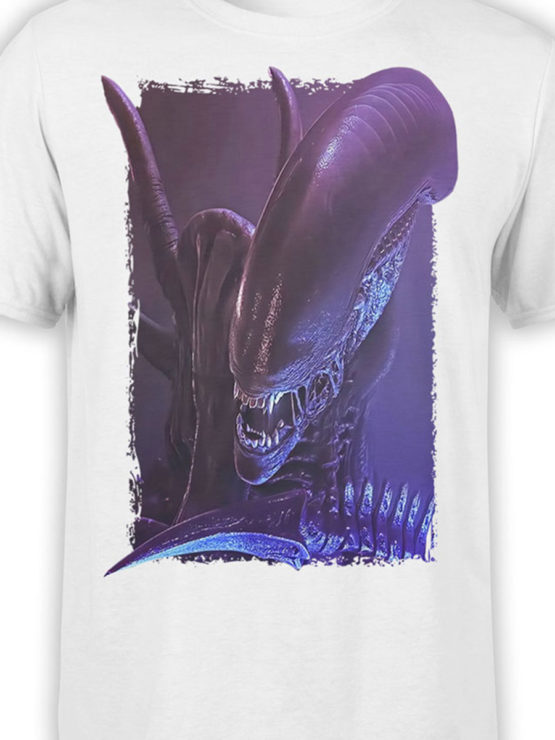 1223 Alien T Shirt Danger Front Color