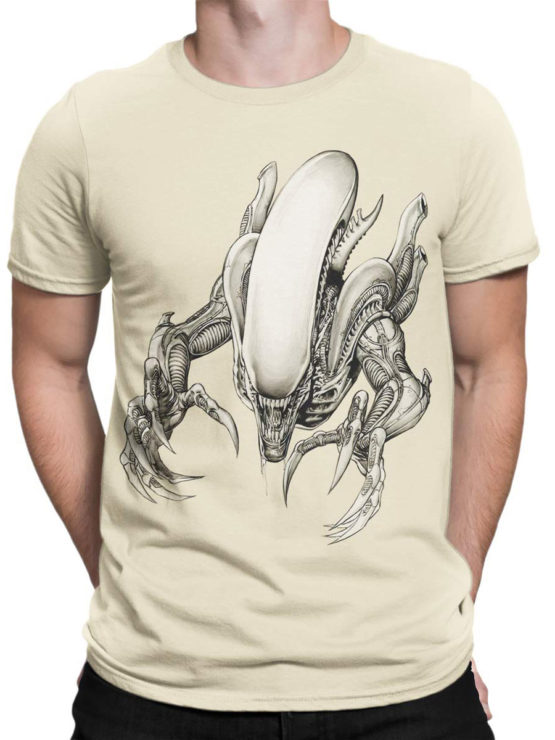 1227 Alien T Shirt Jump Front Man