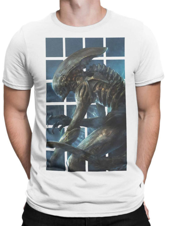 1228 Alien T Shirt Boxes Front Man