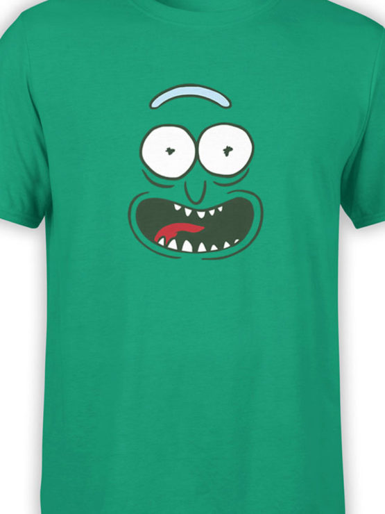 1240 Rick and Morty T Shirt Pickle Front Color