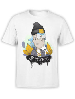 1242 Rick and Morty T Shirt Gangsta Front