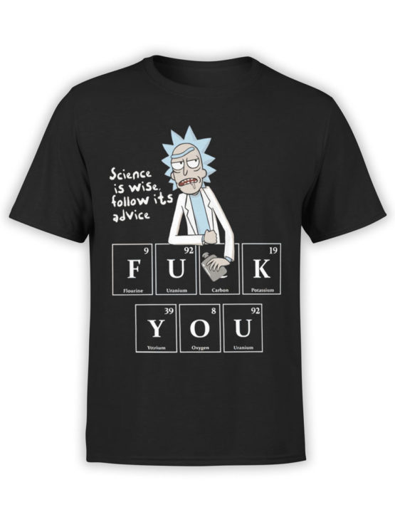 1243 Rick and Morty T Shirt FckYou Front
