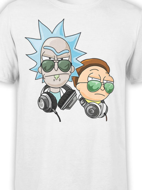 1244 Rick and Morty T Shirt Coolest Front Color