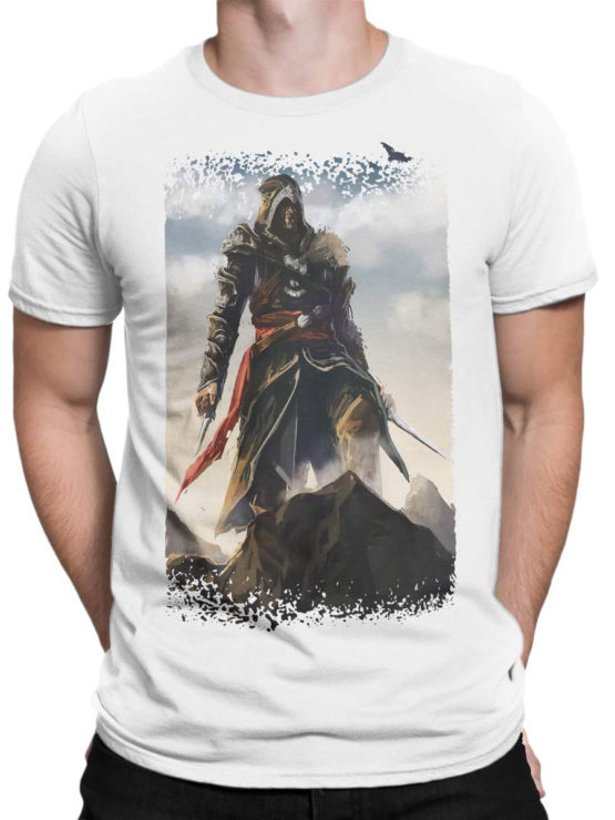 1261 Assassin’s Creed T Shirt Mountains Front Man