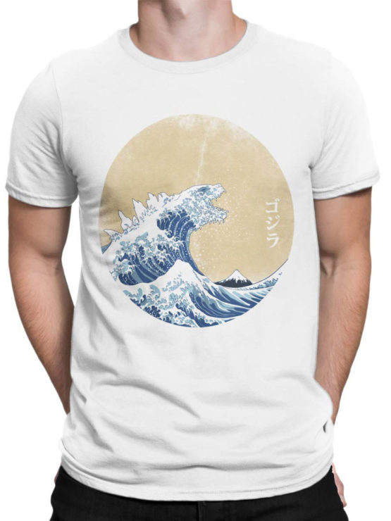 1275 Godzilla T Shirt Waves Front Man