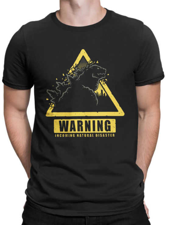 1281 Godzilla T Shirt Warning Front Man