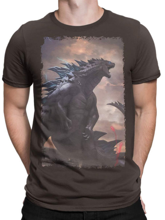 1284 Godzilla T Shirt Monster Front Man