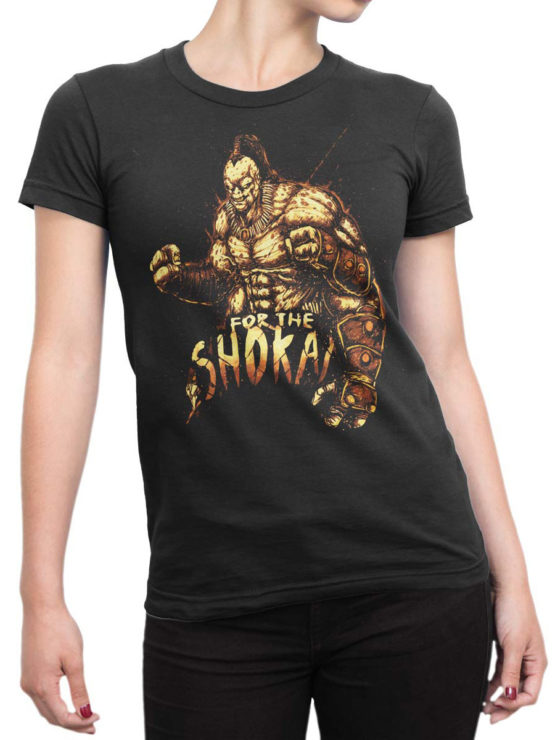 1291 Mortal Kombat T Shirt Shokai Front Woman