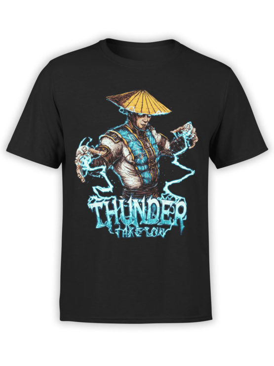 1295 Mortal Kombat T Shirt Thunder Front