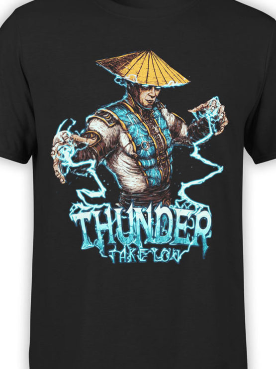 1295 Mortal Kombat T Shirt Thunder Front Color